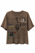 Brown Plush Vintage Tee